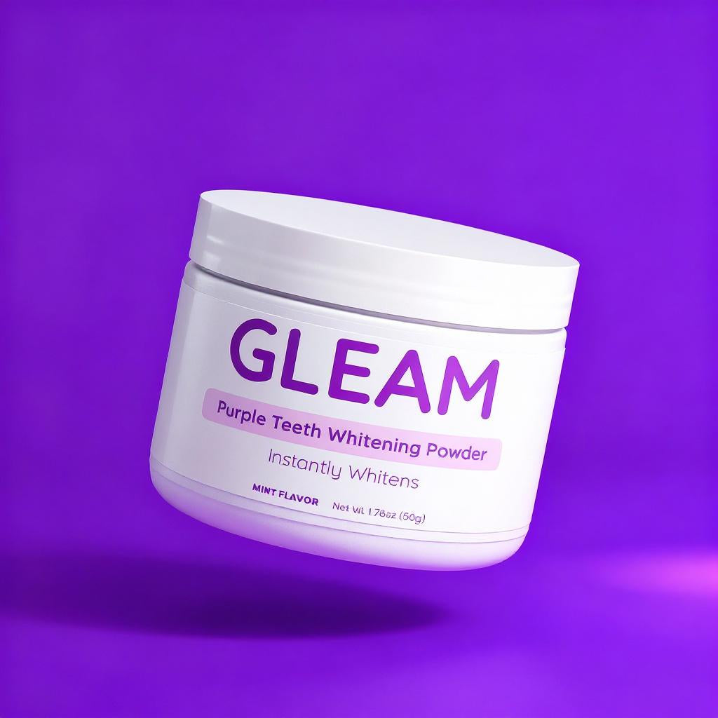 Purple Teeth Whitening Powder