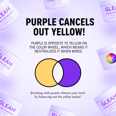 Purple Teeth Whitening Powder