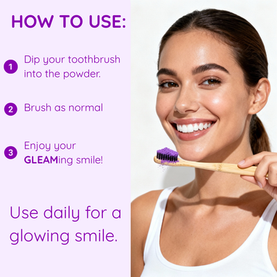Purple Teeth Whitening Powder