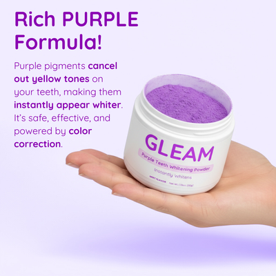 Purple Teeth Whitening Powder
